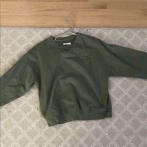 American Eagle Green sweater sixe xs